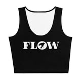 Flow Cropped Tank - Black