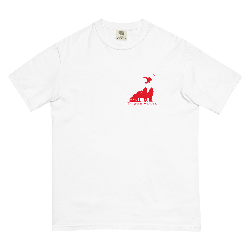 Fly with Wolves Tee Red