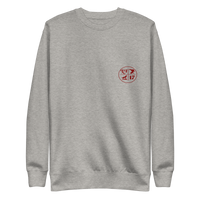 Evenflow Crest Gray x Maroon Crewneck