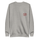 Evenflow Crest Gray x Maroon Crewneck