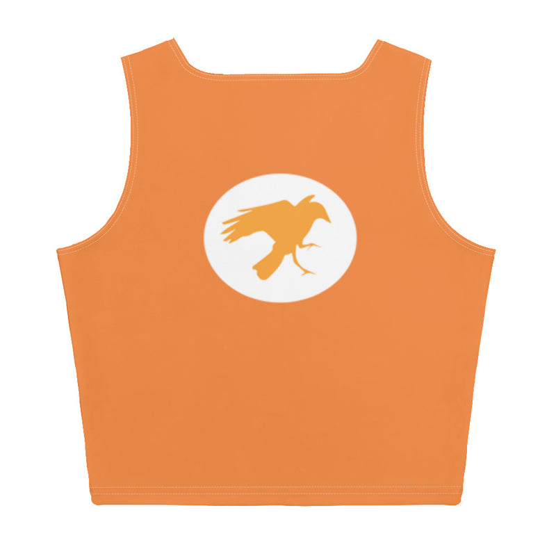 Flow Cropped Tank - Orange