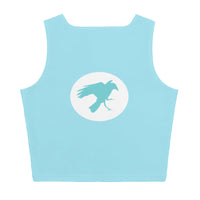 Flow Cropped Tank - Aqua