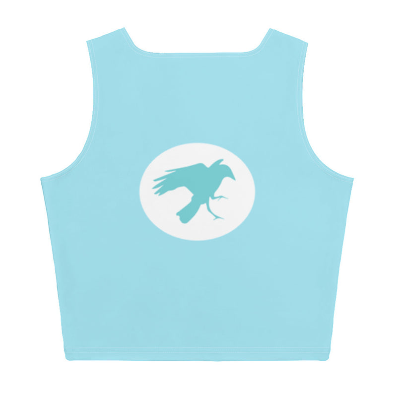 Flow Cropped Tank - Aqua