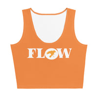 Flow Cropped Tank - Orange