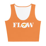 Flow Cropped Tank - Orange