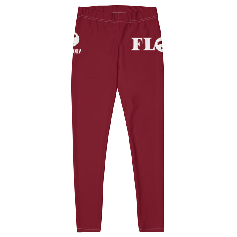 Flow Leggings - Maroon
