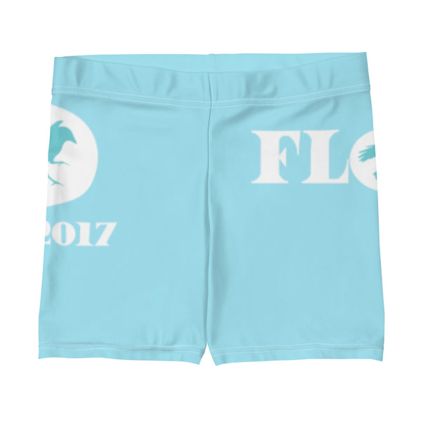 Flow Biker Shorts - Aqua