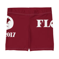 Flow Biker Shorts - Maroon