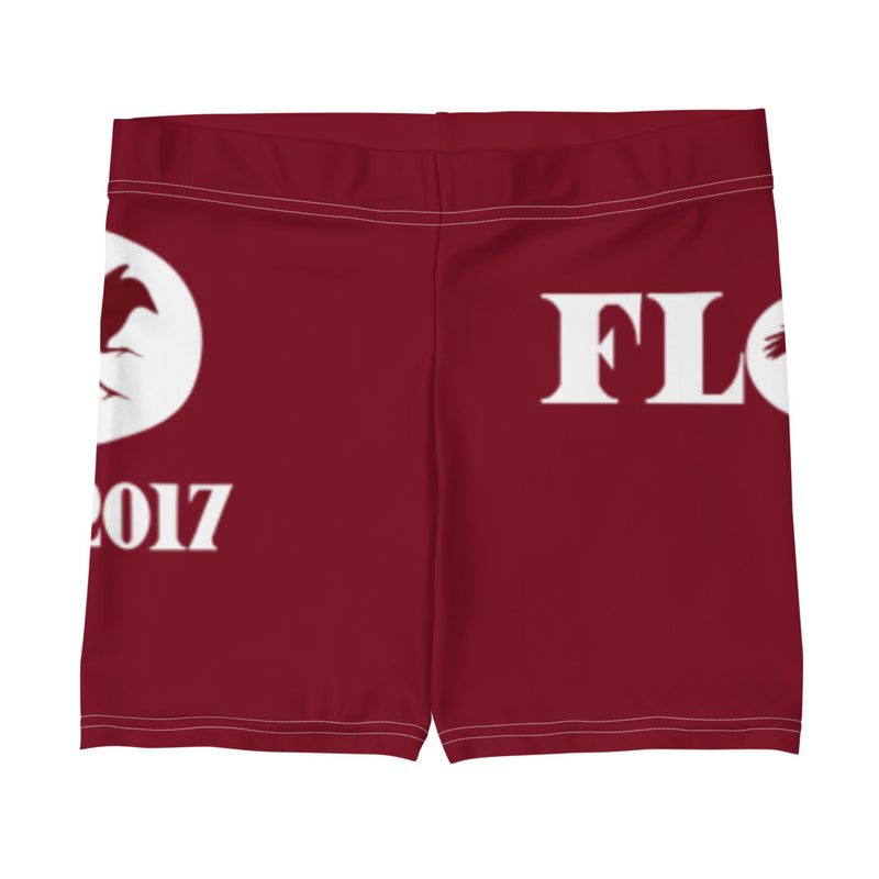 Flow Biker Shorts - Maroon