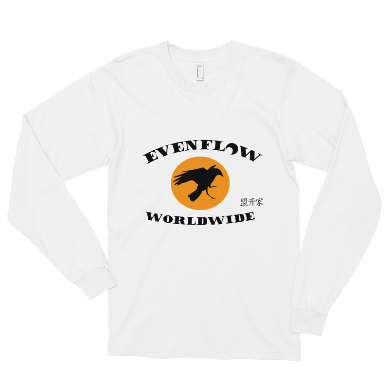 Evenflow Full Moon Long sleeve t-shirt White/Orange