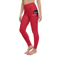 Evenflow Yoga Leggings Red