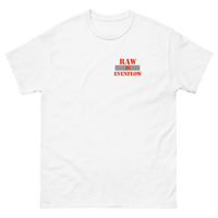 Raw is Evenflow Men's heavyweight tee